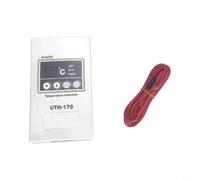 UTH-170 Termostato digitale touch screen per sauna e bagno turco | Intervallo di temperatura: 5-60 °C, massimo 4 KW, controllo LCD, esportazione dati, per bianco, 7 x 12 x 2,7 cm (bianco)