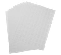 UTHCLO 10 Fogli Numeri per Cassette Postali Impermeabili in Carta Bianca Autoadesivi, Facili da Leggere, per Organizzazione All'aperto su Scaffali e Contenitori