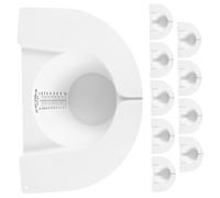 UTHCLO 10 Pezzi Contenitore per Campioni da Cappelli per Raccolta Feci da Toilette per Donne Facile da e Sicuro Vasino Portatile per Campionamento Intelligente