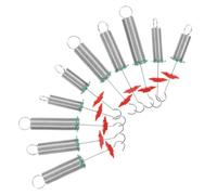 UTHCLO 10 Pezzi Di Molle Elicoidali Per L'Insegnamento Della Fisica Strumenti Per Esperimenti Di Fisica Attrezzature Sperimentali Per L'Insegnamento Forniture Scientifiche Per