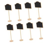 UTHCLO 10 pezzi Mini Lavagne in Lavagnette Tavolo Portatili per Messaggi Segnaposto Buffet e Decorazioni per Feste Superficie Liscia Cancellabile per Casa Bar Compleanni e Matrimoni