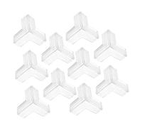 UTHCLO 10 pezzi Protezione Angoli Morbida Trasparente Antinfortunistica per Mobili e Superfici Sicurezza e Anziani Para Spigoli Multifunzione Resistente e Facile da Installare