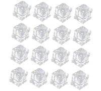 UTHCLO 100 pezzi Cubetti Ghiaccio Finti Acrilico Trasparente Forma Irregolare per Decorazioni Matrimoni Fotografia Riempitivi Vasi e Allestimenti Tavola