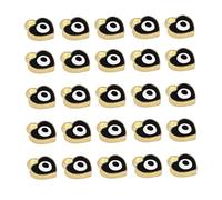 UTHCLO 100pezzi Ciondoli Forma Cuore Pendenti Per Creazioni Fai Da Te Accessori Decorativi Per Bracciali e Collane Design e Resistente Per Diy Jewelry Making