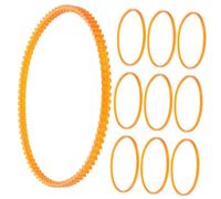 UTHCLO 10pezzi Cinghie per Macchine da Cucire di Mucca da Cinghie Doppio Dente per Motore Accessori per Cucitura Domestica Tradizionali e Overlock