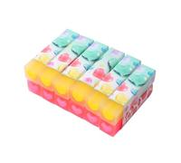 UTHCLO 12 Gomme da Cancellare in Gelatina a Cubo per Studenti, Set da 12 Pezzi Colorate Assortite, Gomma per Cancellare Leggera e Resistente per Uso Domestico e Scolastico Colore Casuale
