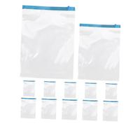 UTHCLO 12 pezzi Sacchetti Compressione Riutilizzabili Buste Sottovuoto Trasparenti per Valigia e Viaggio Protezione Umidità e Conservazione per Vestiti e Calzini