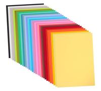 UTHCLO 120 fogli Carta Colorata per Lavoretti Carta per Scrapbook Origami e Stampanti Leggera e Facile da Tagliare e Piegare per Scuola e Artigianato