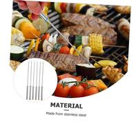 UTHCLO 18 Pollici Forchette Fonduta in Acciaio Resistente al Calore Forchettine per Cioccolato Formaggio Frutta e Dessert con Impugnature Colorate Utensili per Barbecue Picnic e Arrostire