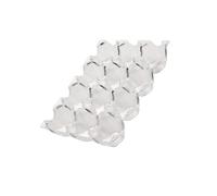 UTHCLO 1pezzi Contenitore Trasparente Per Uova Scomparti Anticollisione Organizer Per Frigorifero Scatola Salvaspazio Per Conservazione e Protezione Fragile