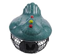 UTHCLO 1pezzi Decorative Chicken Shaped Basket Iron Art for Fruits Vegetables and Eggs Country Style Storage Holder for Home and Kitchen