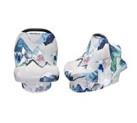 UTHCLO 1pezzi Passeggino Ragazza Copertura Solare Leggera Copricarrello Traspirante per Ragazza Protegg Vento Calore Estivo Può essere Usato come Copriallattamento o Sciarpa