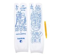 UTHCLO 1set Calzini Per Massaggio Ai Piedi Con Design Di Agopressione e Penna Massaggiante Calzini Elasticizzati Per Riflessologia e Benessere Domestico Per Regali Di Amicizia e Relax