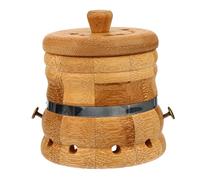 UTHCLO 1set Moxibustion Bamboo Moxa Massage Pot Con Della Temperatura Strumento Per Moxibustione Per Sollievo Da Dolori e Disagi Per Uso Personale e Professionale