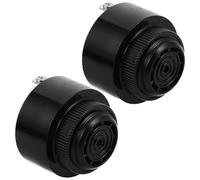 UTHCLO 2 Pezzi Cicalino Piezoelettrico Attivo 12V/24V Allarme Sonoro Continuo Piccolo Cicalino Circolare Terminali a Vite per Pannelli di Controllo Industriale e Sistemi di Automazione