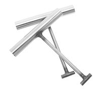 UTHCLO 2 pezzi Gancio Sollevatore per Chiusini in Acciaio Robusto Strumento Multiuso per Sollevamento Botole Apertura Porte Rullo e Trascinamento Carichi Pesanti Uso Domestico e Esterno