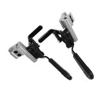 UTHCLO 2 pezzi Leve Freno in Metallo per Sedia Rotelle Leva Freno Meccanica in Alluminio Accessori Ricambio Elettrica Maniglia Lunga ad Alta Sensibilità per Sicurezza e Stabilità