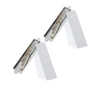 UTHCLO 2 Pezzi Mezuzah Religiosa in Metallo con Pergamena Sacra per Decorazione Ebraica Protettiva Ebraica Design per Hanukkah