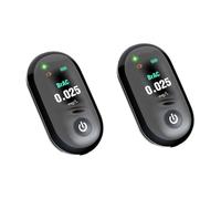 UTHCLO 2 Pezzi rivelatori primo Keychain tipo brasonatore analizzatore del respiro strumento di analizzatore alcolico portatile BAC Tester Analizzatori del respiro asb Nero