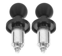 UTHCLO 2 Pezzi Set 2 Basi di Montaggio a Sfera in Metallo per Manubrio Moto M10, Supporti Fissi a Testa Sferica 24 Mm, Accessori Moto per Fissaggio Cellulare Stabile e Resistente per