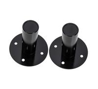 UTHCLO 2 pezzi Supporto Altoparlanti in Metallo Base per Amplificatori e Casse Acustiche Staffe Isolanti per Palco Dj e Studio Riduce Rumore e Migliora Suono