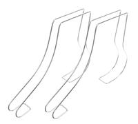 UTHCLO 2 pezzi Supporto per Scarpe in Acciaio Inossidabile Scarpe per Tacchi da Donna Espositore per Negozi e Vetrine