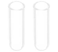 UTHCLO 2 Pezzi Tappi per Cannucce in Vetro 12mm Copertura Antipolvere Riutilizzabile per Feste Picnic Protezione Punta Cannuccia Semplice e Pratica