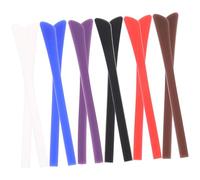 UTHCLO 2 Set Manica Della Gamba Degli Occhiali Nasello Per Occhiali Da Sole Spettacolo Porta Occhiali Intorno Al Collo Anti Occhio Coprigambe Per Occhiali Copertura in Silicone 12 Paia*2