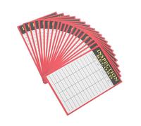 UTHCLO 20 fogli Schede Registro Manutenzione con Etichette Adesive per Ispezione Pallet Trasporto Magazzino Formato Facile Compilare per Controllo e Spedizione