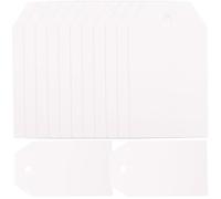 UTHCLO 200 Pezzi Etichette Carta Bianca 7x4cm Ampio Spazio per Scrivere e Superficie Dipingibile, per Confezioni Regalo e Liste di Imballaggio