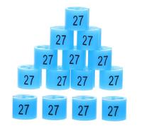 UTHCLO 200 Pezzi Plastica per Appendini Marcatori Rotondi Numerati per Codifica per Negozio e Leggeri e Resistenti per Gestione Scorte Efficiente