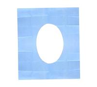 UTHCLO 20pezzi Copriwater Usa e Getta Blu Cuscino Per Toilette Pad Sanitario Portatile Per Casa Viaggi e Attività All Aperto