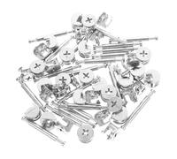 UTHCLO 20sets Kit Di Accessori Per Mobili Connettori Di Collegamento Elementi Di Fissaggio Accessori Blocco Camme Sostituzione Riparazione Realizzato Materiali Affidabili Superficie Li