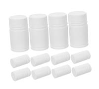 UTHCLO 24 pezzi Bottiglie Medicinali Hdpe Tappi Ermetici Contenitori per Pillole e Capsule Bottiglie Piccole per Viaggi e Uso Quotidiano Resistenti e Portatili