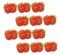 UTHCLO 24 Pezzi Buste Rosse Cinesi per Capodanno Carta Spessa con Fortuna Design Elegante e Festivo Adatte per Regali e Buona Sorte