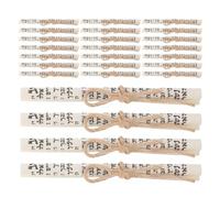UTHCLO 25 Pezzi di Benedizione Mezuzah Ebraica Kosher Pergamena Scritta a Mano, Carta Tradizionale Israeliana per Porte Interne, Rotolo di Porta Mezuzah per Decorazione e Uso