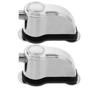 UTHCLO 2pezzi Accessori per Batteria Ricambio Tirante per Rullante Hardware Professionale per Strumenti Percussione Protezione Grancassa Morsetto Compatto Metallo Resistente all Usura