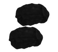 UTHCLO 2pezzi Copertura Lavabile per Copriwater Nero Protezione per Serbatoio WC Elastico Accessorio Decorativo per Bagno Copertura Antipolvere Resistente e Facile da Installare