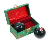 UTHCLO 2pezzi Palline Massaggio Metallo Per Fitness Palline Per Massaggio Della Mano Strumenti Per Rilassamento Muscolare Design Compatto e Resistente Esercizi Per Mano e Polso