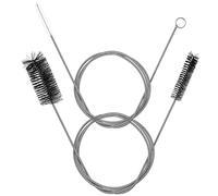 UTHCLO 2pezzi Spazzola Per Sturalavandini Flessibile Lunga Con Setole in Nylon Per Pulizia Dello Scarico Tubi Curvi Filtraggio
