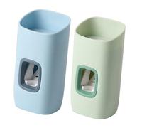 UTHCLO 2pezzi Spremi Dentifricio Parete Dispenser Per Dentifricio Facile e Da Usare Apertura Elastica Perdite Controlla La Quantità Di Estrusione Adatto Per Ragazzo Ragazza Ragazza e