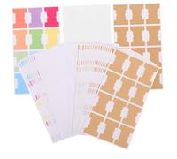 UTHCLO 30 Pezzi Etichette Adesive Colorate Scrivibili per Indice Segnalibri Resistenti per Documenti e Libri Organizer Multi Colore per Ufficio e Studio