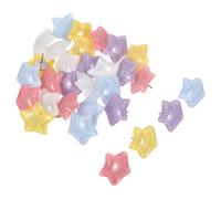 UTHCLO 30 Pezzi Puntine Stella in Resina Punte Colorate per Bacheche in Sughero Spilli Decorativi Resistenti per Foto Mappe Appunti in Ufficio e Scuola