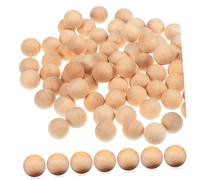 UTHCLO 300 Pezzi Palline Legno Non Forate da Sfere Artigianali Naturali per Decorazioni Casa e Progetti Creativi Legno Grezzo per Centrotavola e Hobby Manuali
