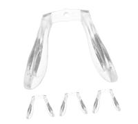 UTHCLO 4 Naselli Per Occhiali in Silicone Trasparente, Cuscinetti Nasali Antiscivolo Per Montature Adulte e Ragazzo Ragazza, Supporto Nasale Confortevole e Delicato Sulla Pelle Per e Da Sole