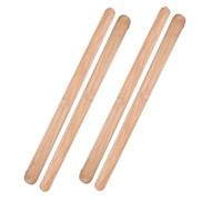 UTHCLO 4 pezzi Bacchette Taiko in Legno di Faggio per Pratica Batteria e Bande Musicali Marching Bastoncini Ritmici Resistenti e Leggeri per Musicisti