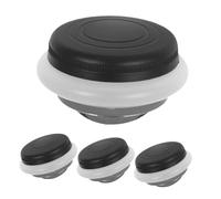 UTHCLO 4 Pezzi Palette per Pittura in Acciaio con Tappo a Vite Contenitori Compatti per Miscelazione e Pulizia Colori ad Olio Acquerello e Acrilico Palette da Viaggio Portatile per