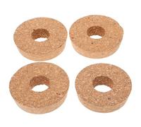 UTHCLO 4 Pezzi Tappi in Legno per Vasi Idroponici con Coprivasi in Vetro Trasparente per Piante Indoor Coperchi per Vasi Micro Paesaggio Design Compatto e Ventilato