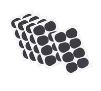 UTHCLO 40 Pezzi Patch Adesive Protettive per Bocchino Sassofono Clarinetto Cuscinetti Sottili Ovali Antivibrazione per Comfort Denti Design Antiscivolo e Rimozione Senza Residui