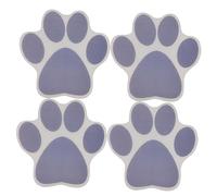 UTHCLO 4pezzi Adesivi Antiscivolo per Design Orme Cane Stickers per e Facile Applicazione su Lisce per